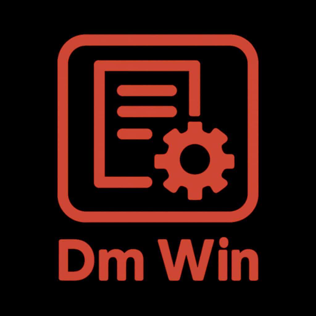 Icon representing advanced features of Dm Win.