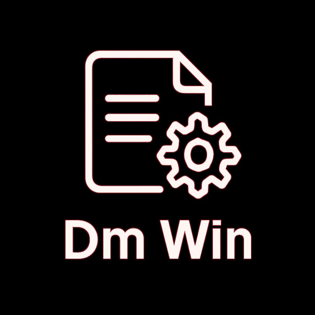 Thumbnail representing Dm Win application requirements