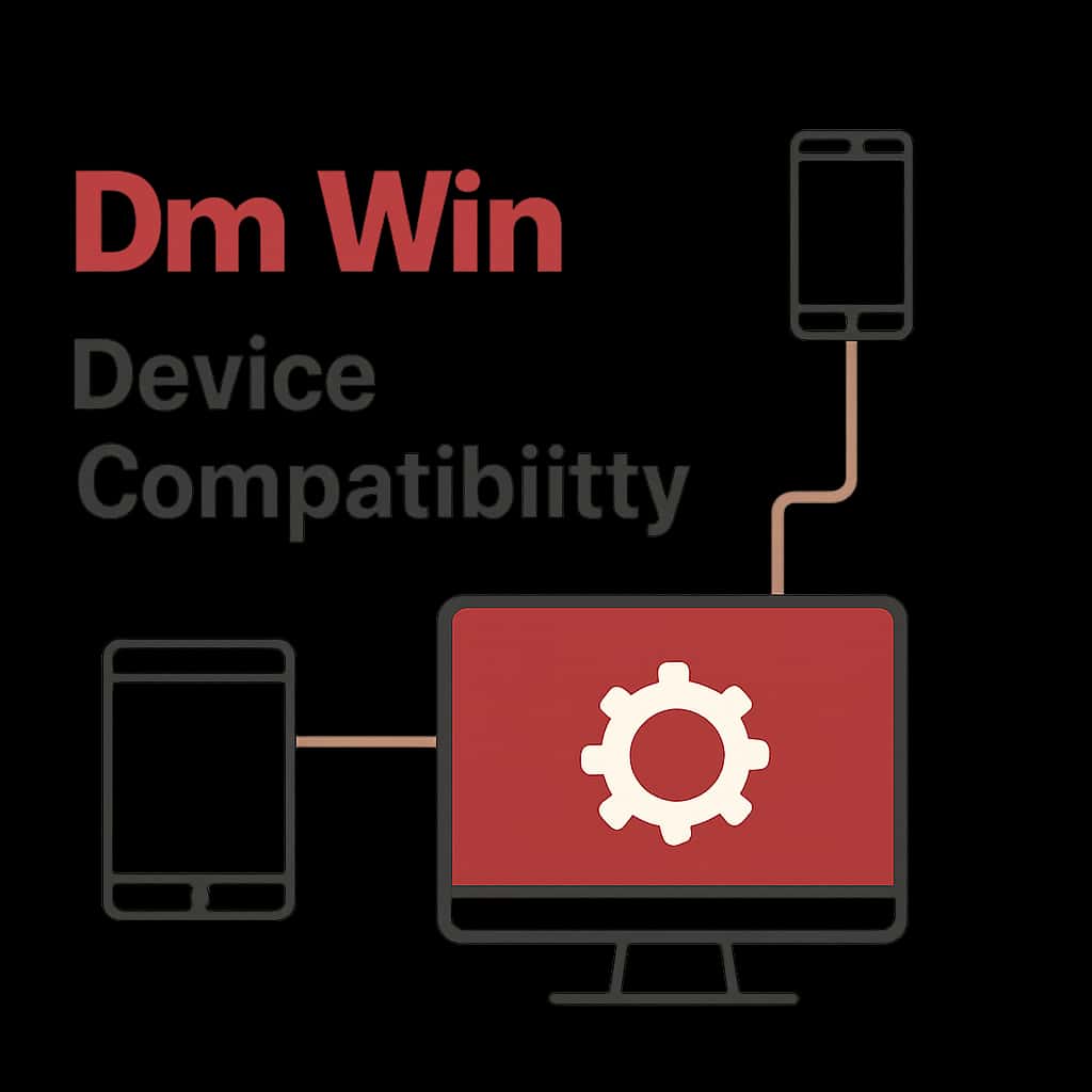 An illustration explaining aspects of Dm Win Device Compatibility.