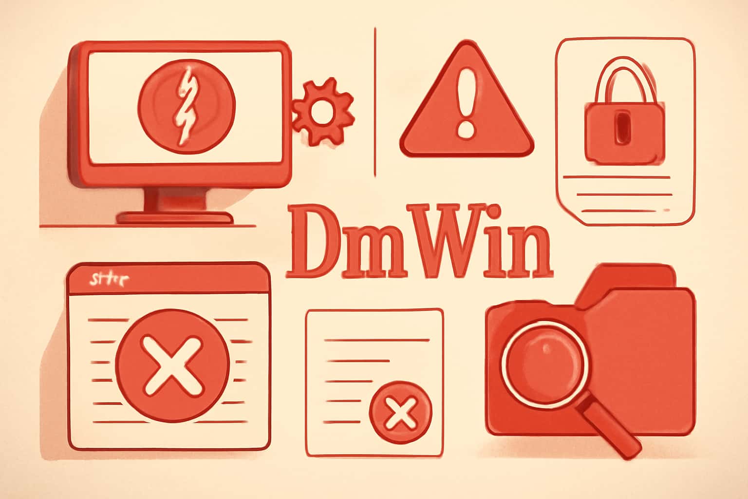 Informational scene about Frequent Issues for Dm Win