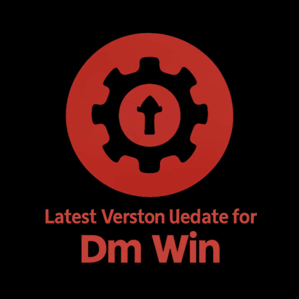 Badge design for the latest version update of Dm Win.