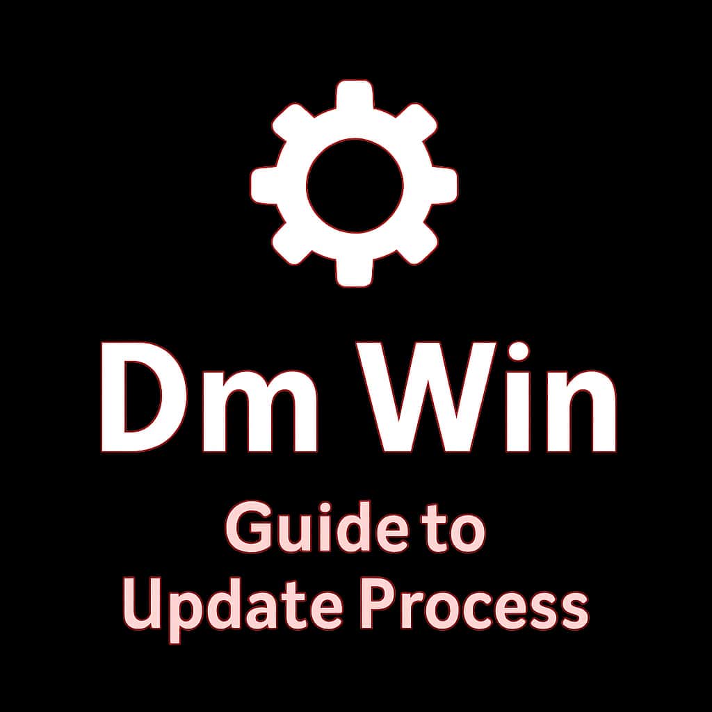 Icon representing the Dm Win update process.