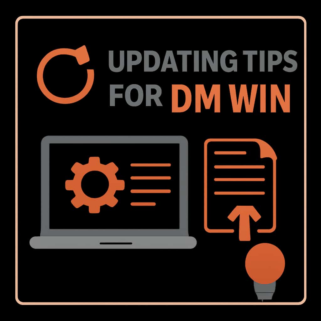 Diagram explaining the update process for Dm Win.