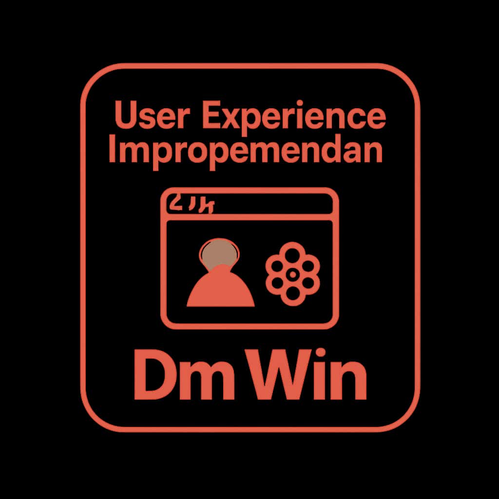 Icon representing user experience improvements in Dm Win