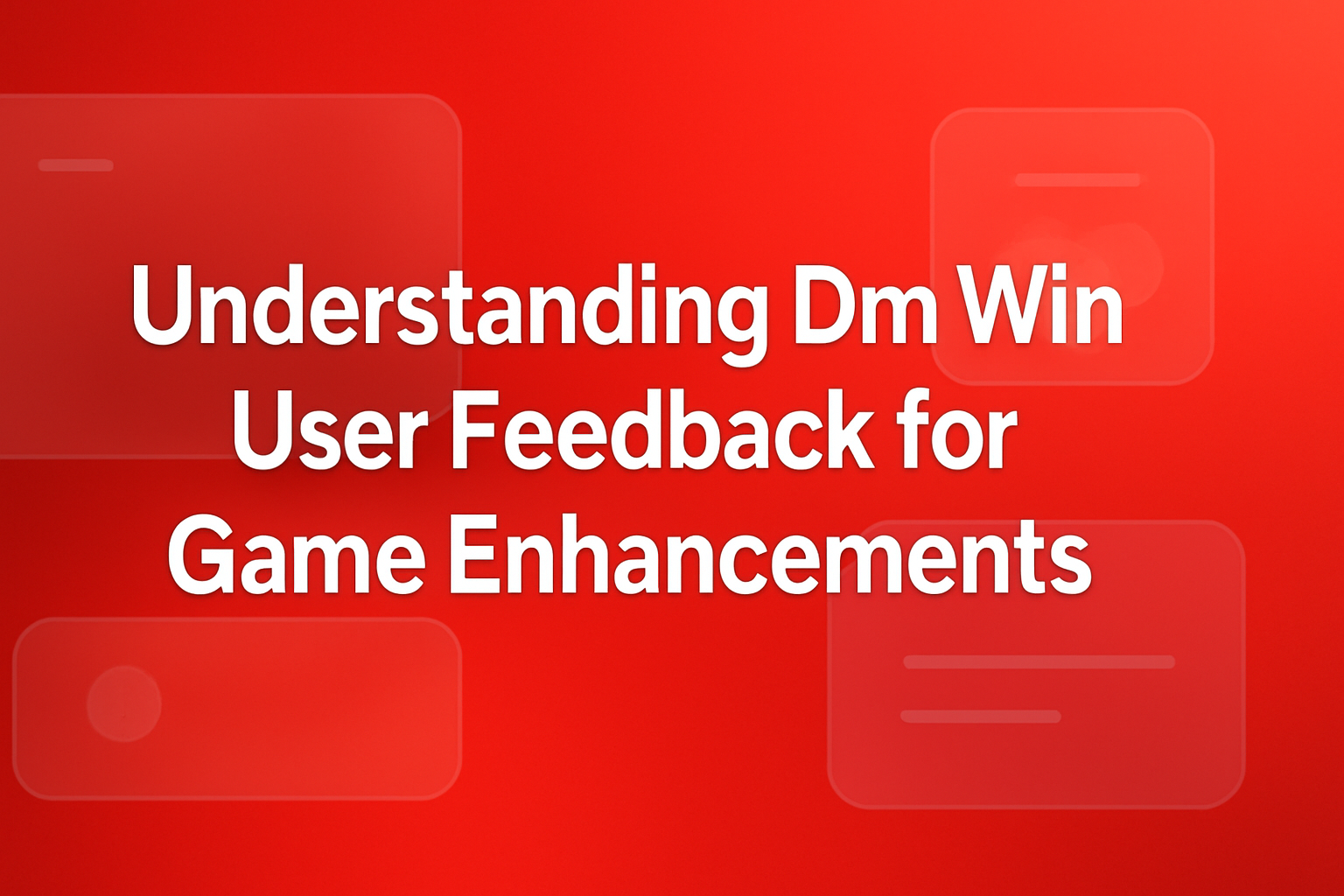 Hero image illustrating the application requirements for Dm Win