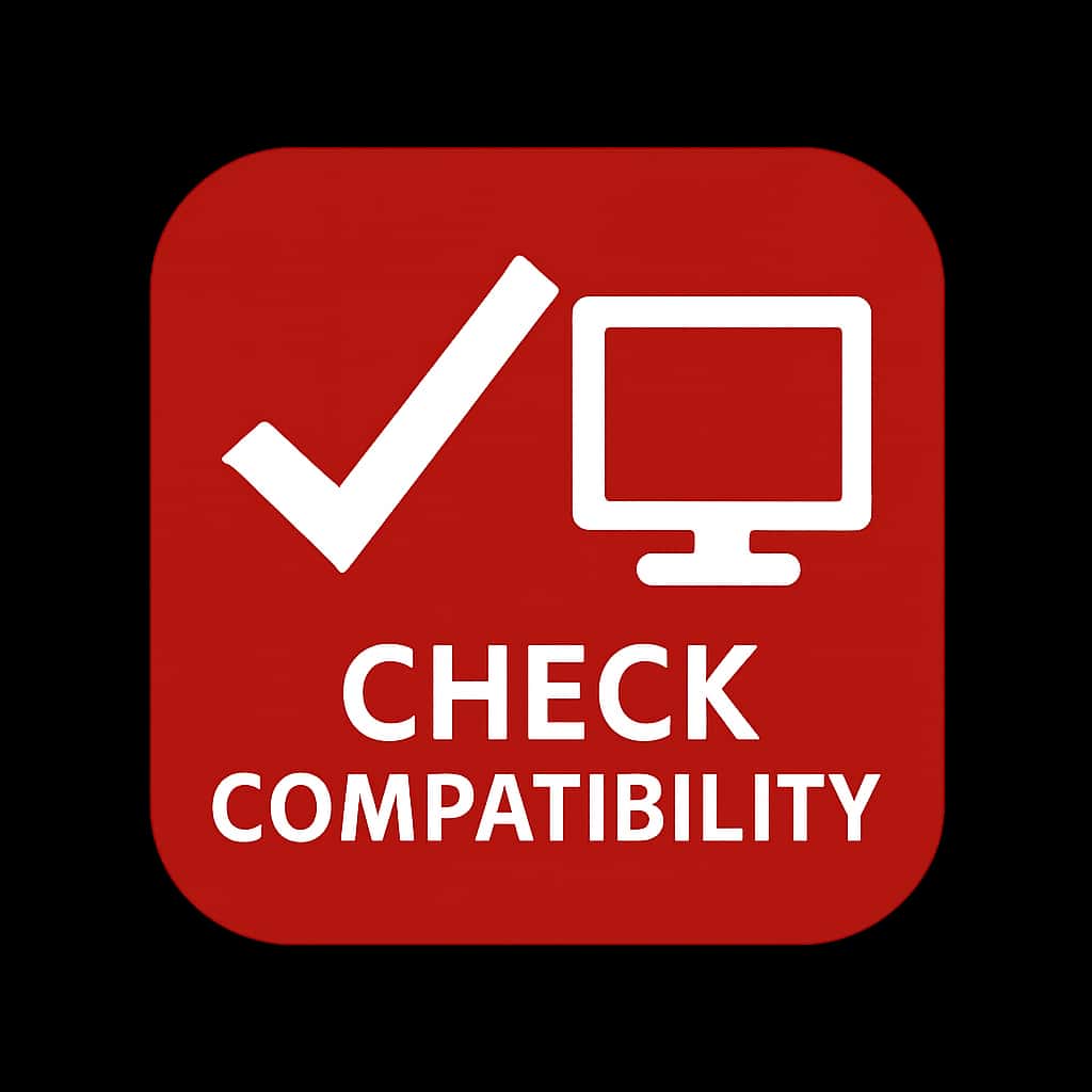 Icon representing Dm Win compatibility information.