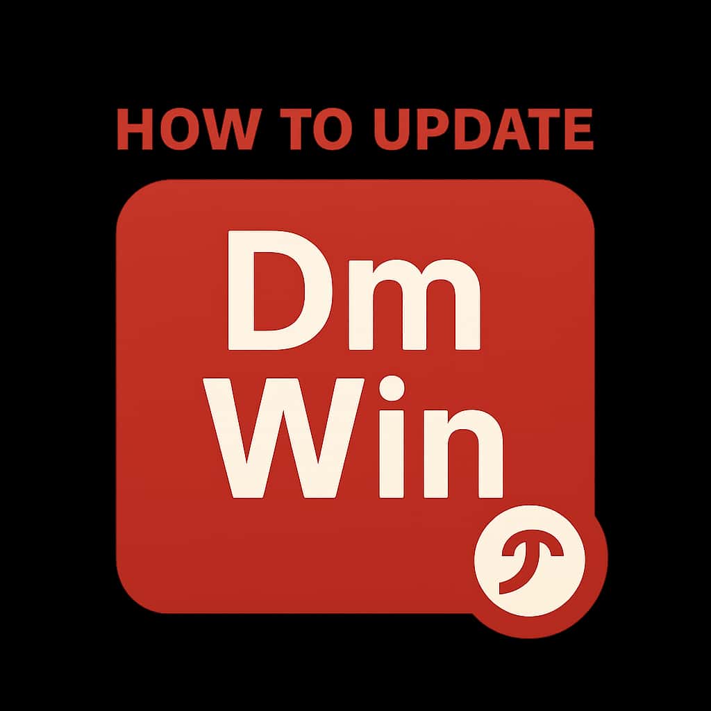 Icon representing the update process for Dm Win.