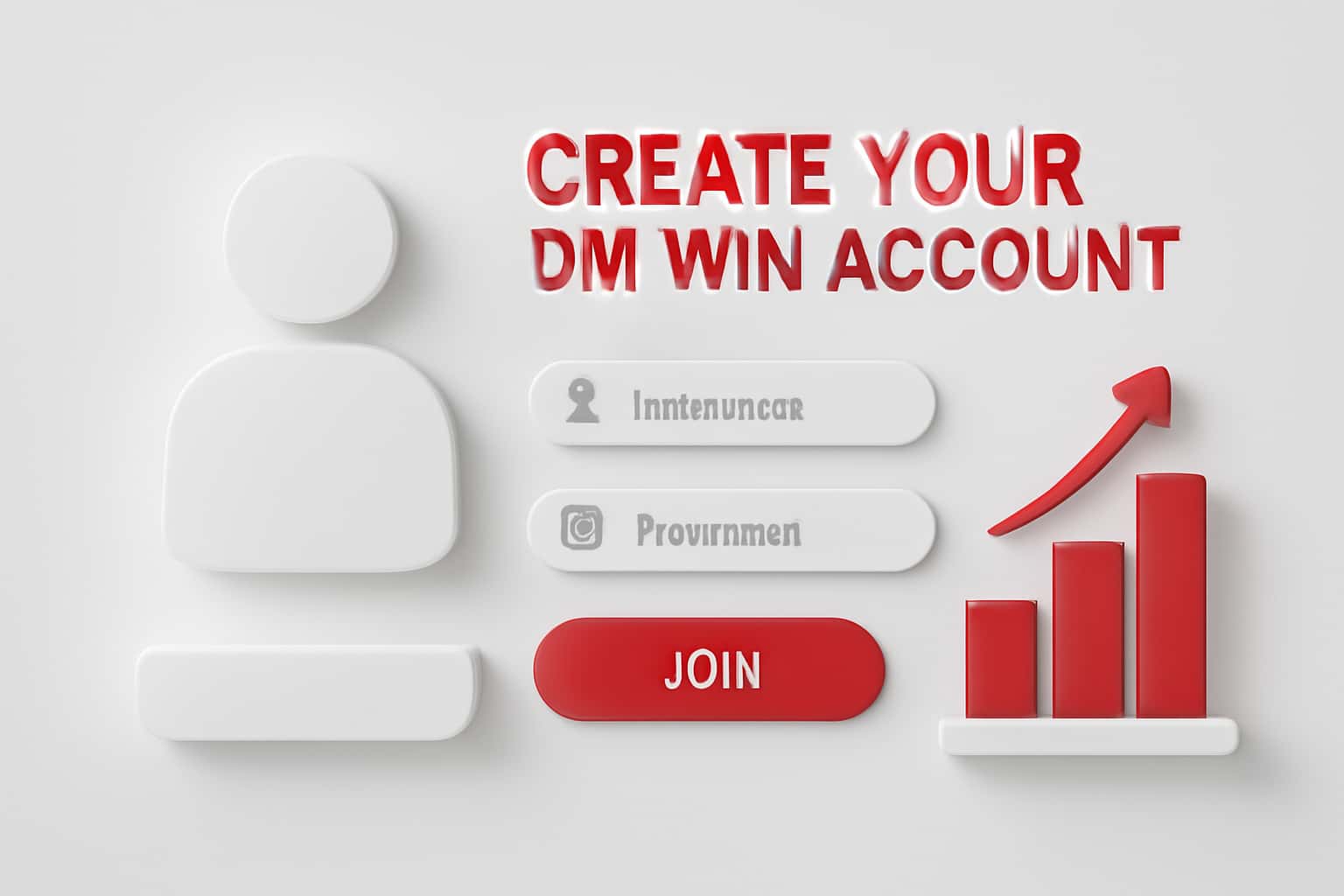 Create Your Dm Win Account Interface